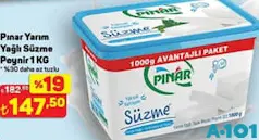 PINAR YARIM YAĞLI SÜZME PEYNİR 1 KG PINAR YARIM YAĞLI SÜZME PEYNİR 1 KG